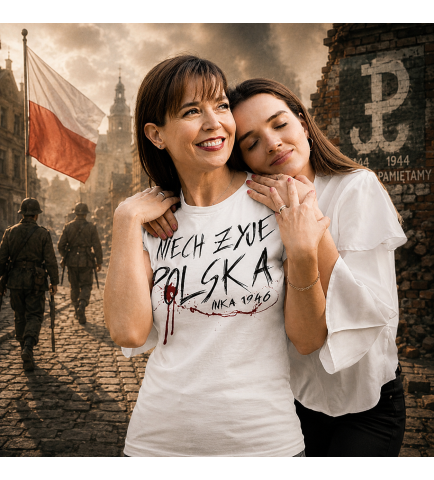 Koszulka damska NIECH ŻYJE POLSKA